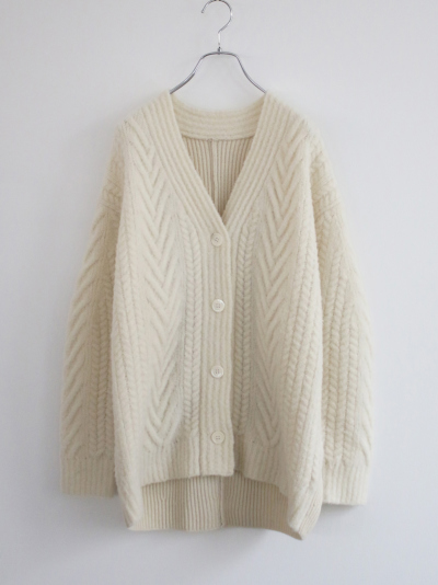 boucle hybrid knit cardigan|WALANCE MARILYN MOON OFFICIAL ONLINESHOP